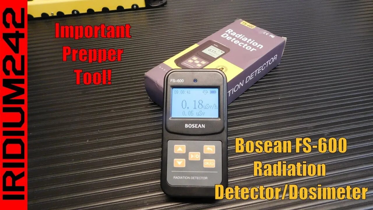 Prepper Tools: Bosean FS 600 Radiation Detector/Dosimeter