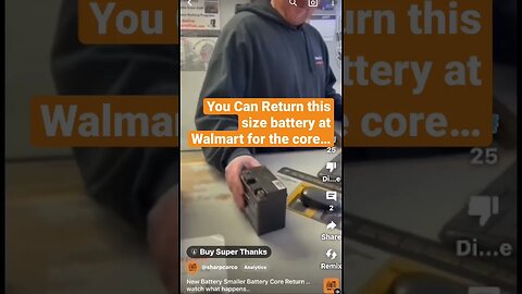 Parts store party!! The Battery Core replay #return ￼#any #battery #Fixed #save #money