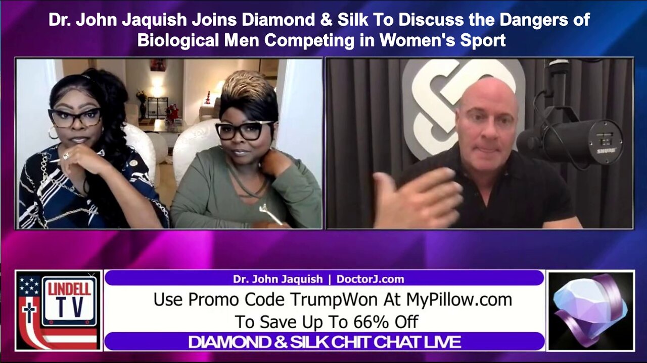 Dr. John Jaquish Joins Diamond & Silk To Discuss Biological Men Competing in Women's Sport