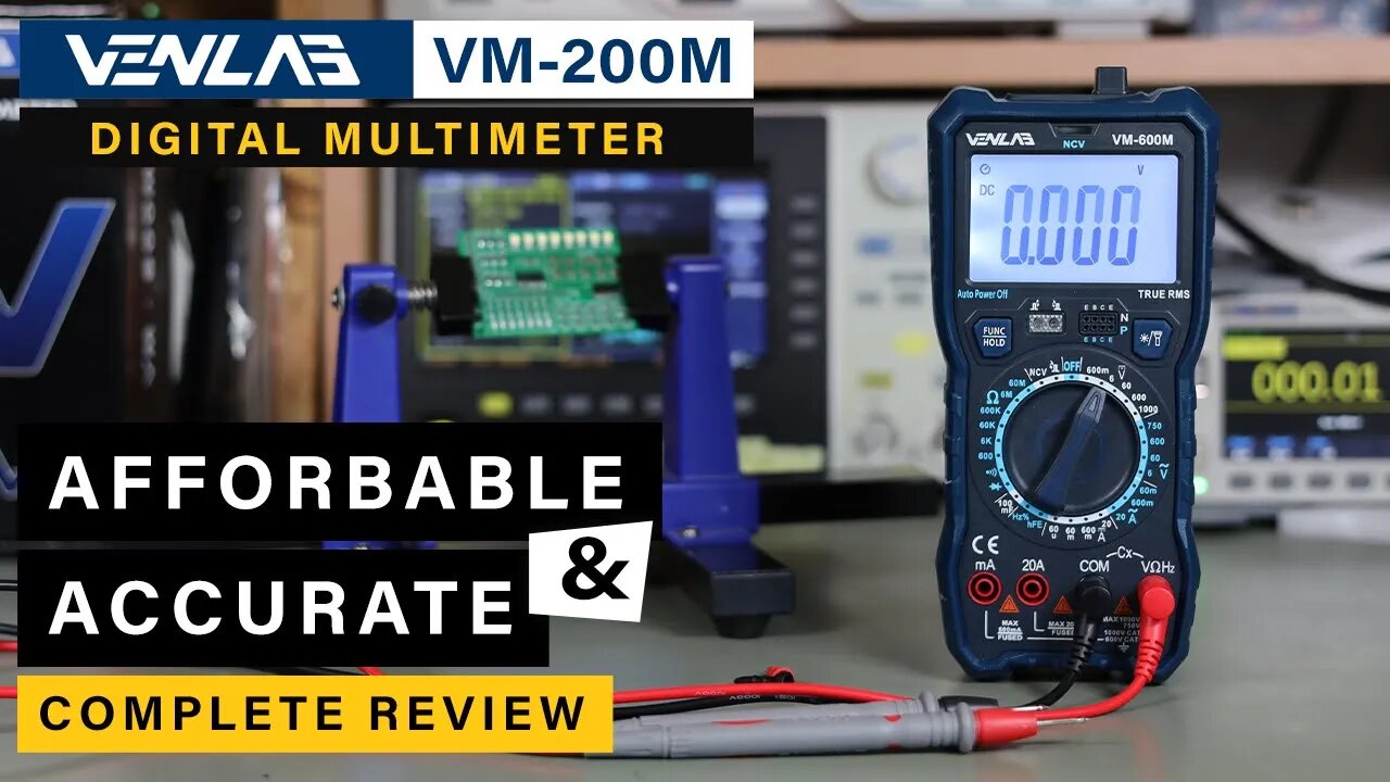 [NEW] Venlab VM-600M ⭐ Awesome Budget Multimeter ⭐ Accurate & Complete!