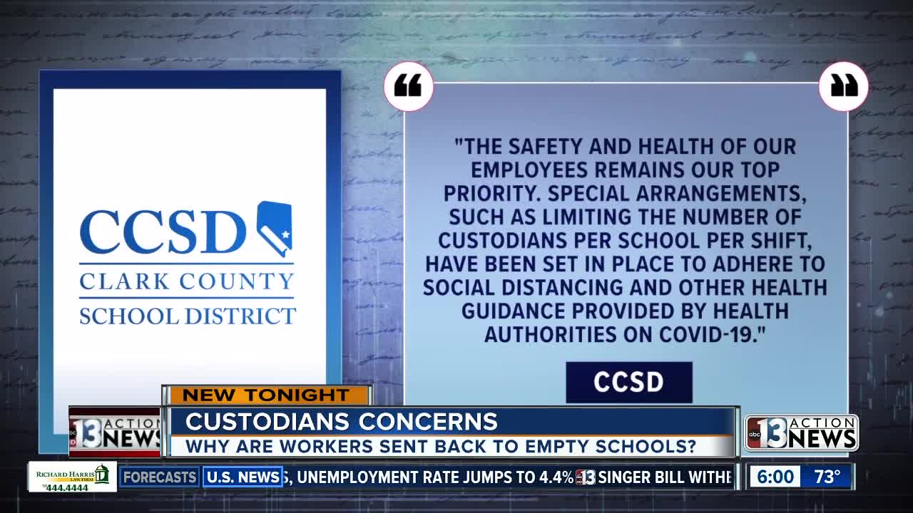 Custodians and other support staff voice concerns about doing job during shutdown
