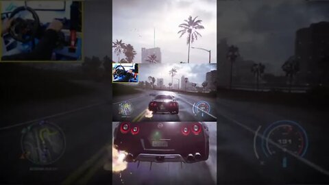 NEED FOR SPEED HEAT STEERING WHEEL G29 - NISSAN GTR 2017 BLACK