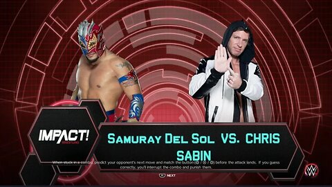 Impact Wrestling Samuray Del Sol vs Chris Sabin