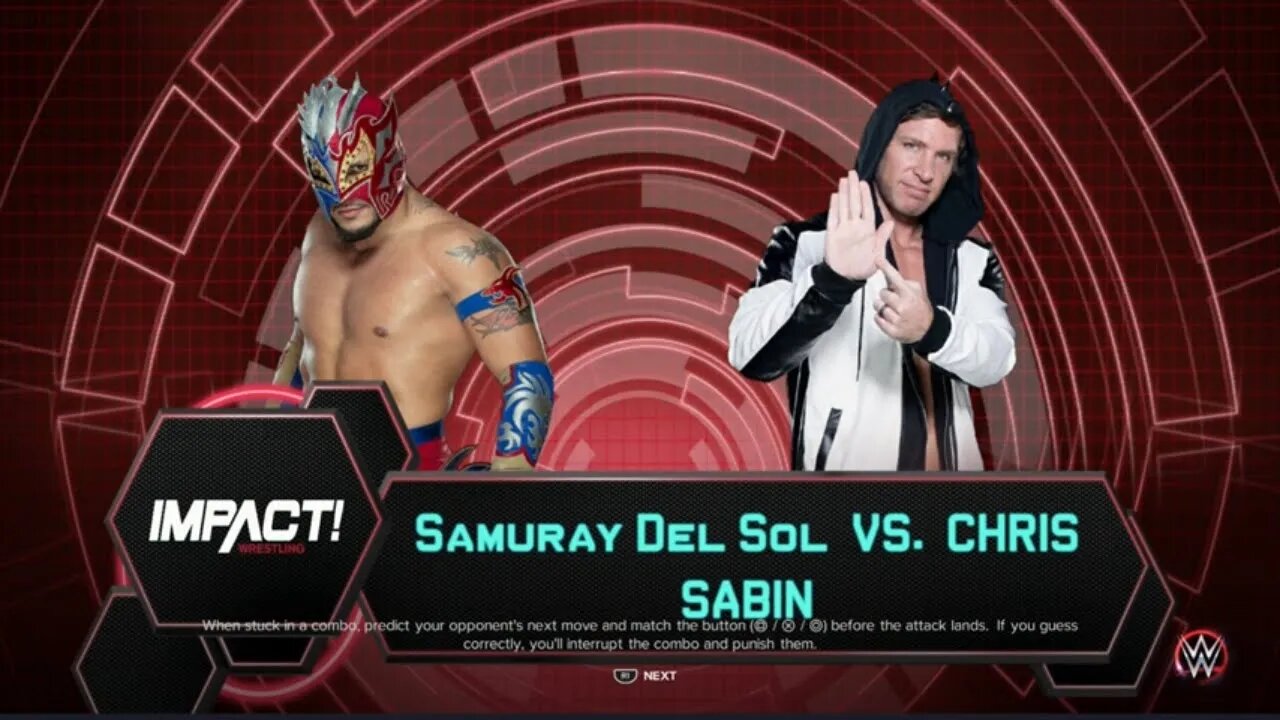 Impact Wrestling Samuray Del Sol vs Chris Sabin