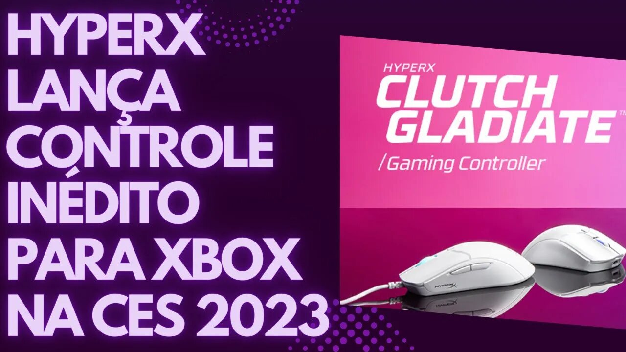 HyperX lança controle inédito para Xbox na CES 2023