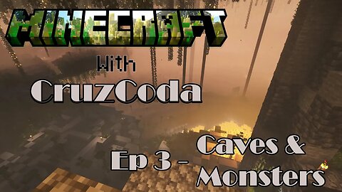 "Caves & Monsters" in Minecraft - Ep 3 Mostly Vanilla