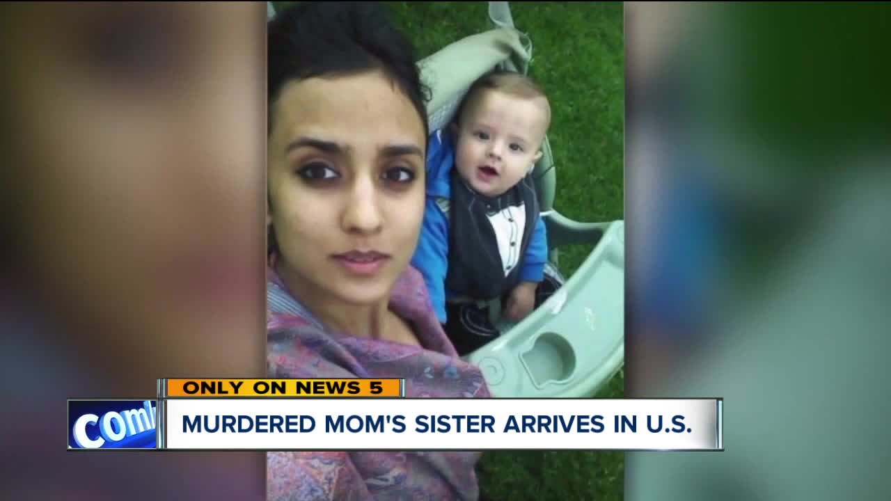 Sister of murdered Ashtabula mother finally arrives in the United States