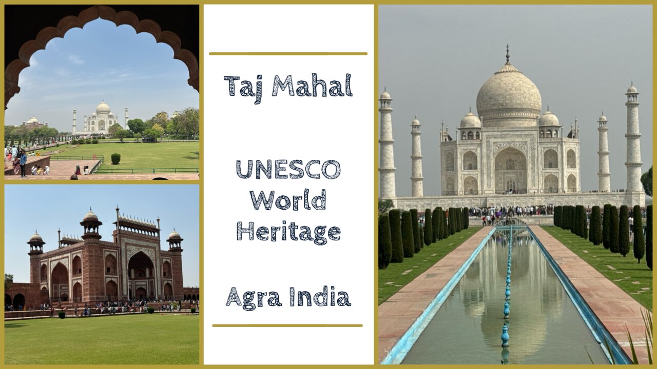 Taj Mahal - Agra India 2024 - One of the Seven Wonders of the World