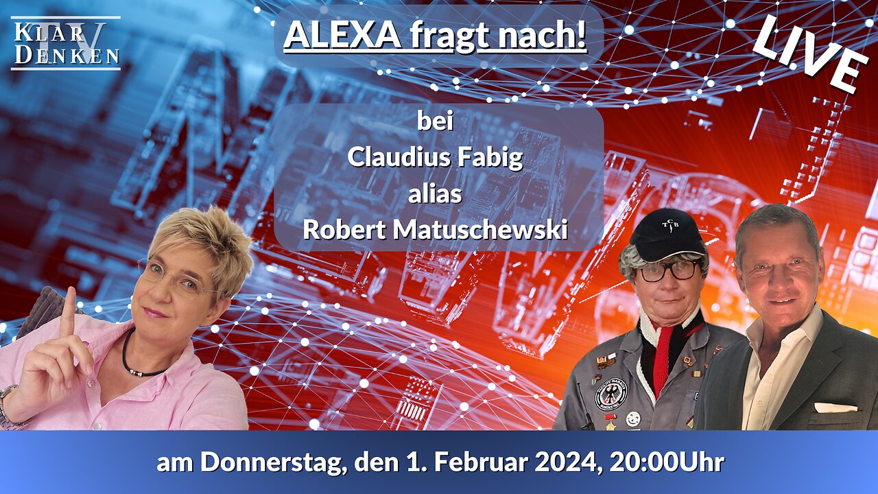 🔴💥LIVE - Alexa fragt nach bei Claudius Fabig alias Hausmeister Robert Götz Matuschewski💥