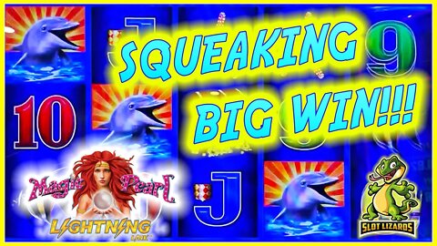 SQUEAKING OUT A BIG WIN!!! Lightning Link Magic Pearl Slot LIVESTREAM HIGHLIGHT