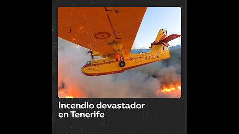 Incendio más masivo en la historia de las islas Canarias