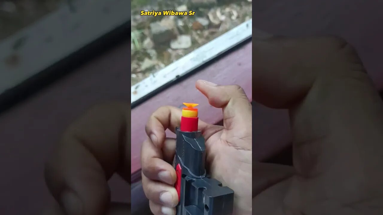 Mainan Anak : NERF GUN 1X SHOOT BEST ACCURACY #trending #shorts #nerfgun