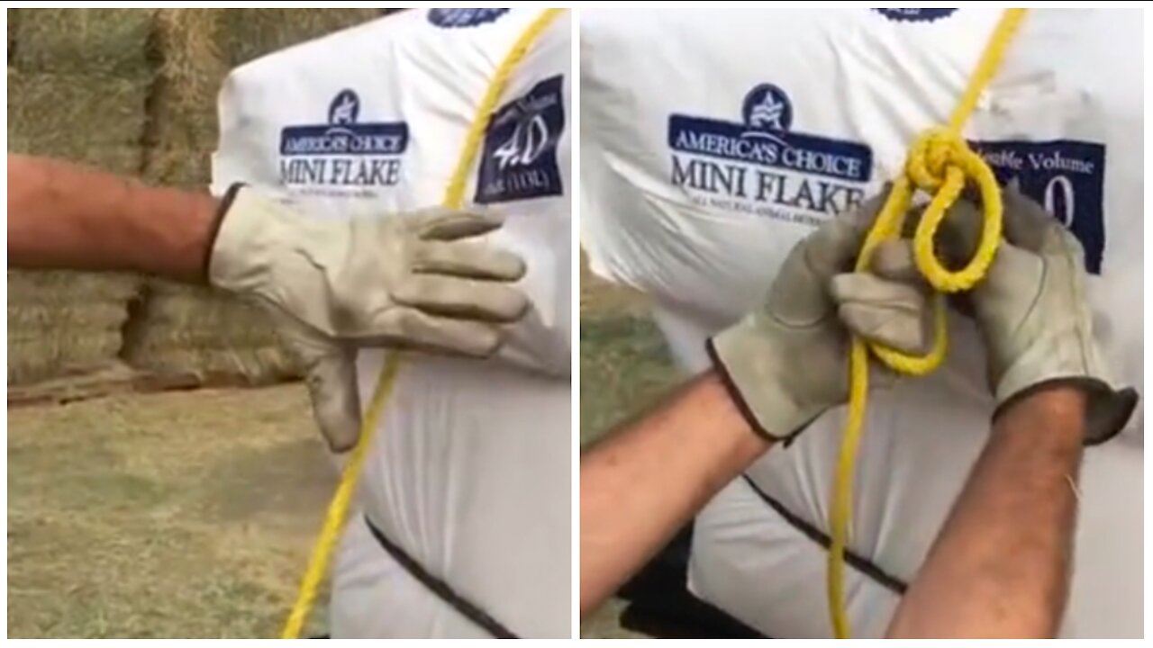 How to properly tie a rope