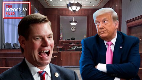 Eric Swalwell Is Shown His Own Tweets During CO Trump Trial