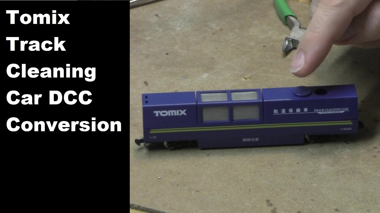 Tomix Cleaning Car DCC Conversion