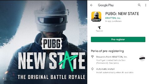PUBG: NEW STATE Pre-registration | ببجي: ولاية جديدة التسجيل المسبق