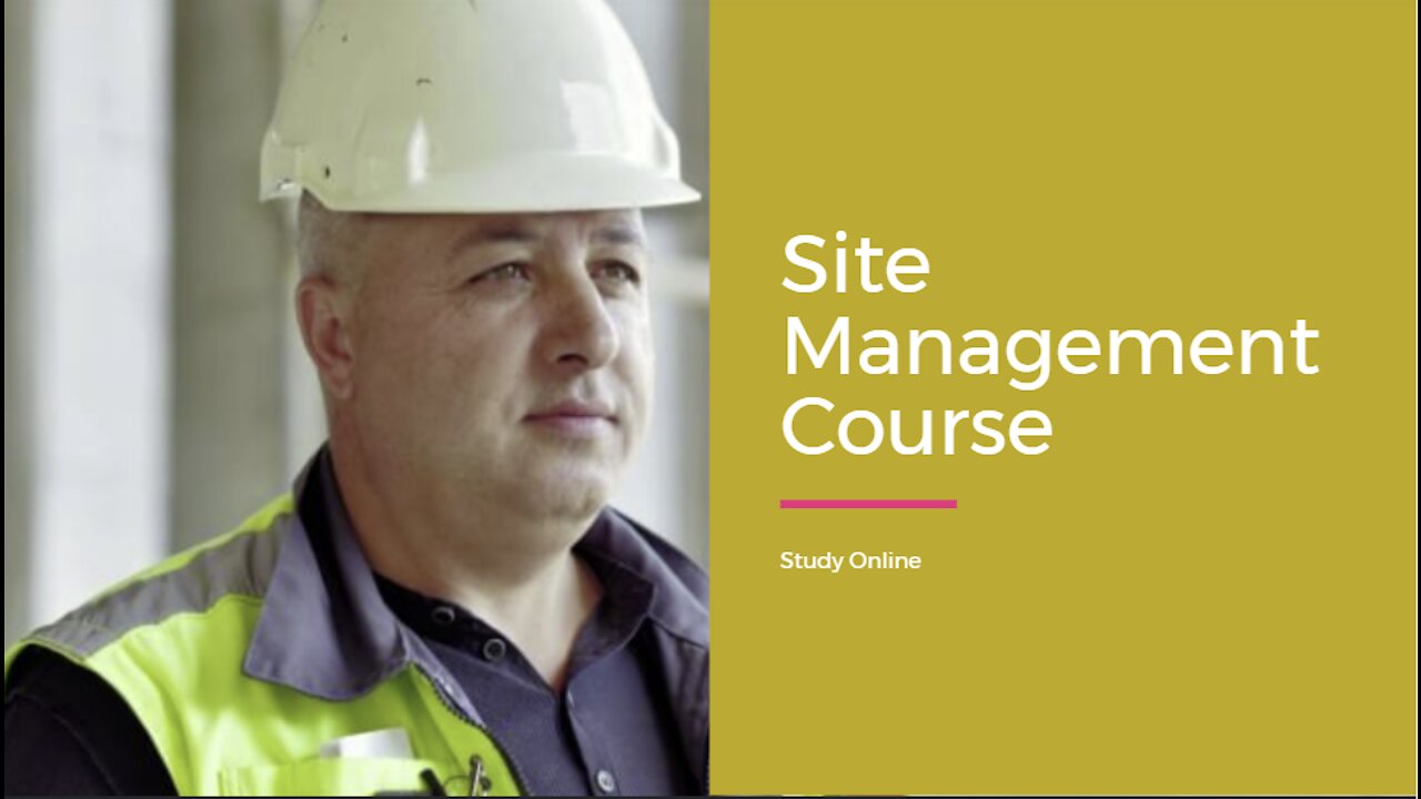 Site Management Courses
