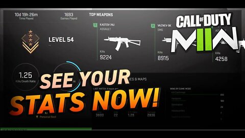 How to see your Modern Warfare 2 Stats NOW!