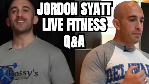Jordon Syatt Live Fitness Q&A