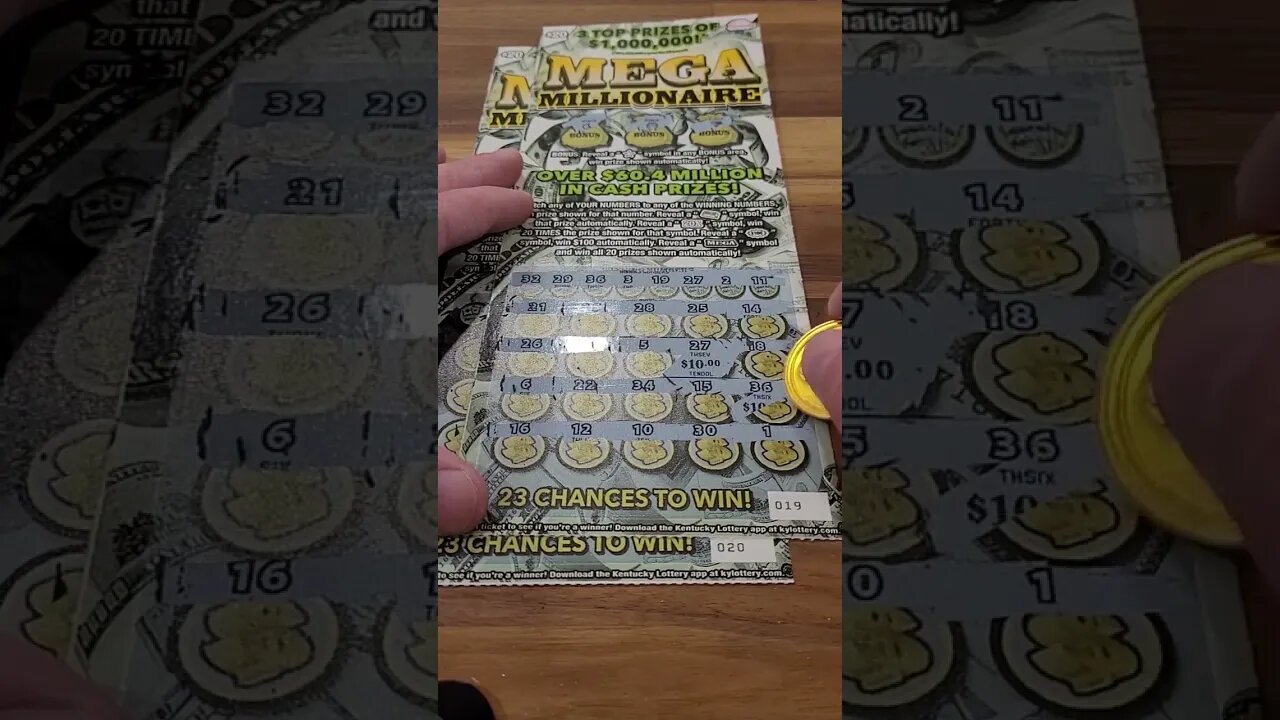 Mega Lottery Scratcher #lottery