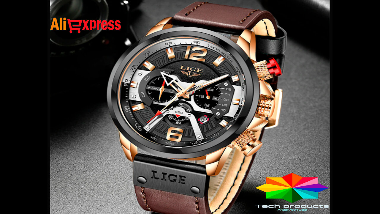 Watches LIGE DESIGN For Men / Relógios LIGE DESIGN para homens