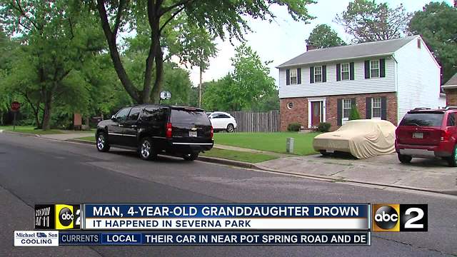 Child, grandfather drown in Severna Park Thursday