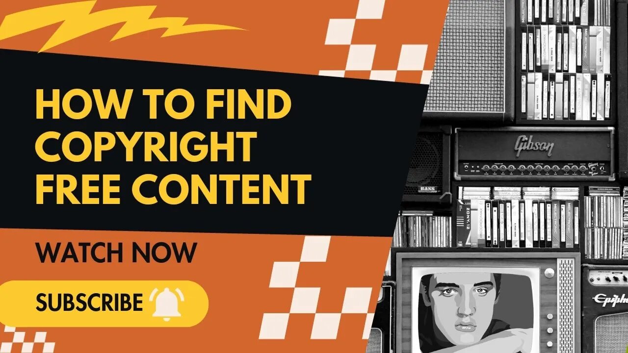 How to find COPYRIGHT-FREE public domain content for your videos and blogs