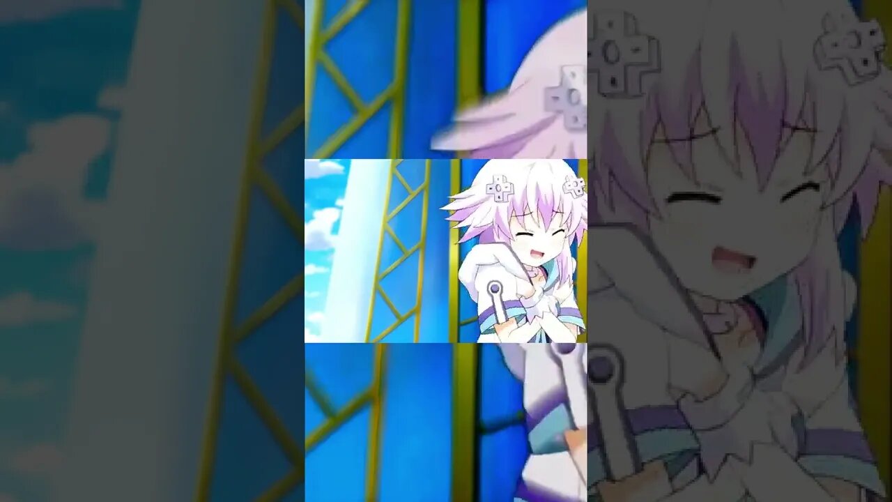 "Oh My, How Lewd"😂😂 | #Neptunia Is so cute 🥰😍 #anime #shorts #hyperdimensional #neptunia #lewd