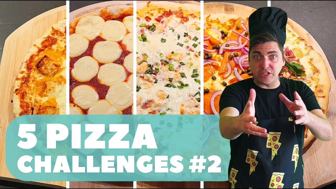 5 PIZZA CHALLENGES #2 | Pizza for Weirdoughs