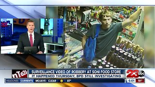 EXCLUSIVE: Surveillance video of robbery at Soni Food Store