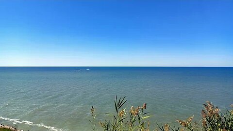 Lake Erie with Blue Skies & Beautiful Blue Water ~ September 1, 2023