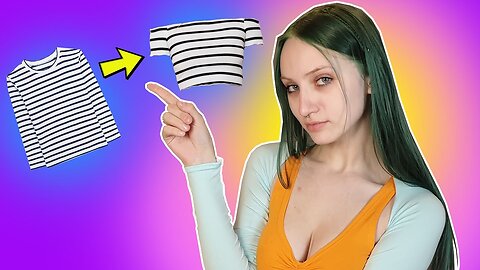 Transforming My Old Sweater into a Trendy Top - You Won't Believe How Easy It Is!