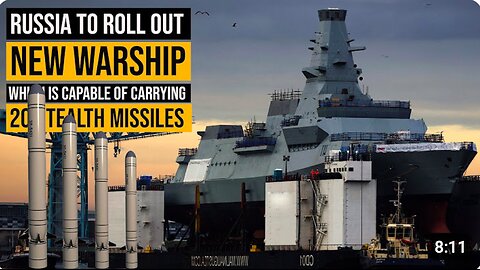 ⚓️🇷🇺 Russia Develops New Missile Ship That Can Carry 20 Stealth Cruise Missiles