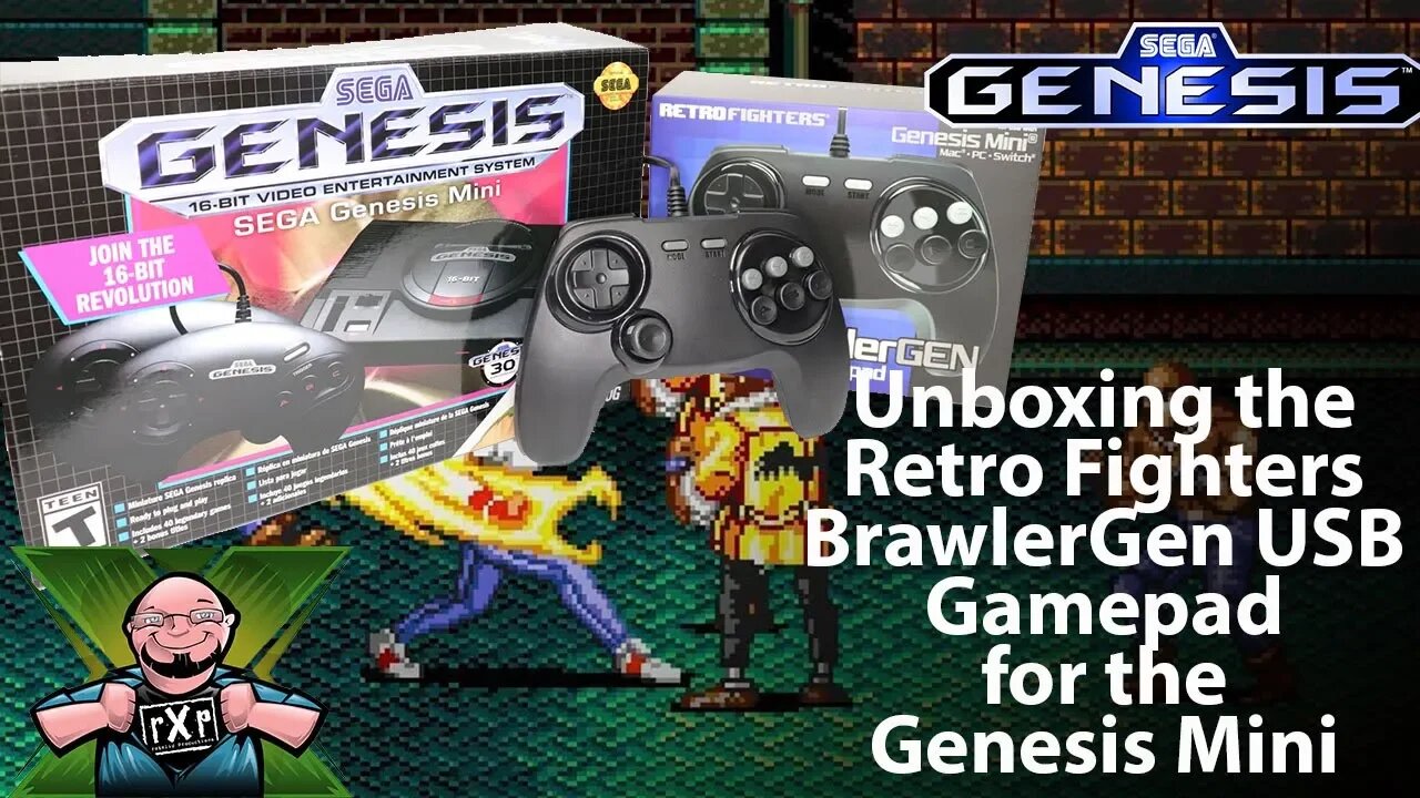 Unboxing the Retro Fighters Brawler Gen USB Controller for the Genesis Mini, Switch, & MORE!