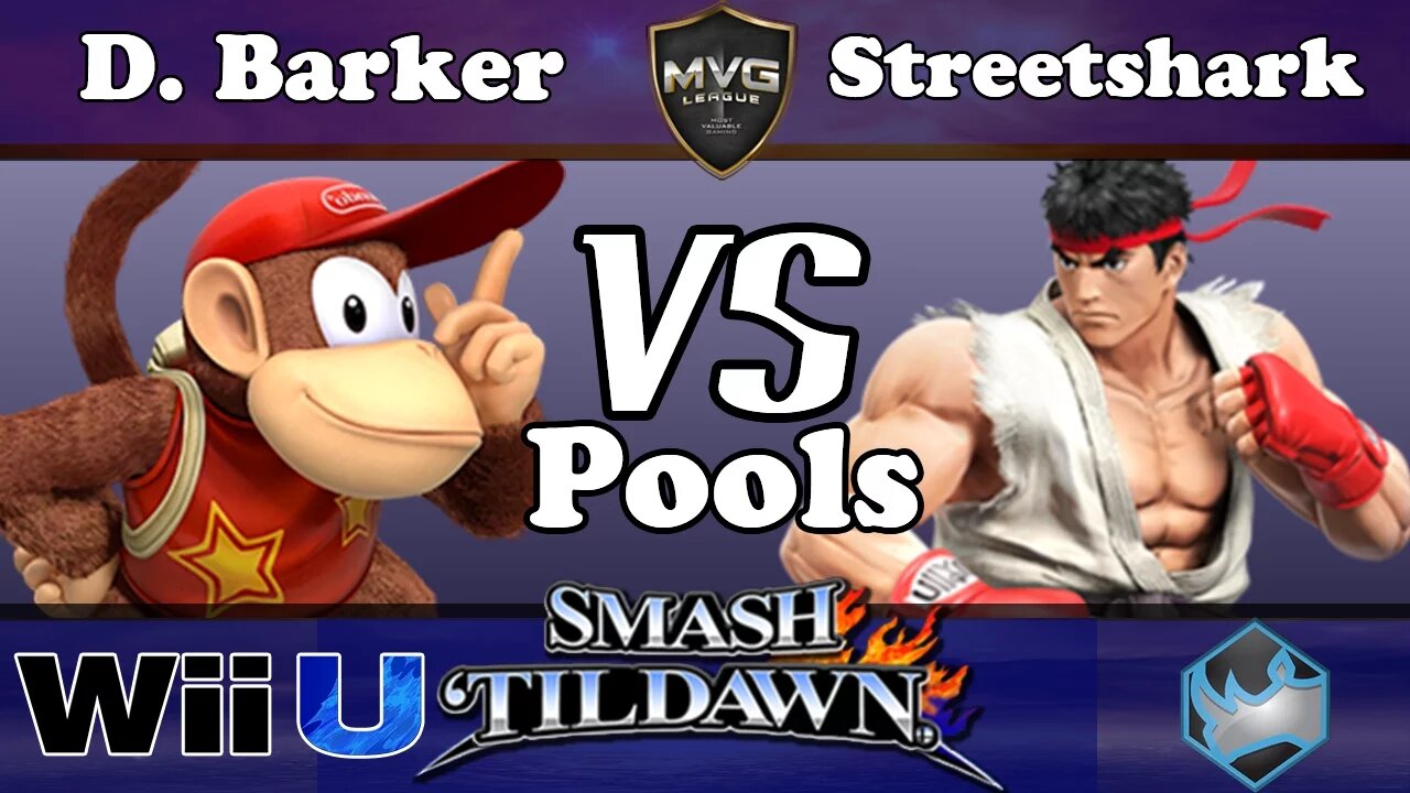 D. Barker (Diddy) vs, Streetshark (Sonix & Ryu) - SSB4 Pools - Smash 'til Dawn