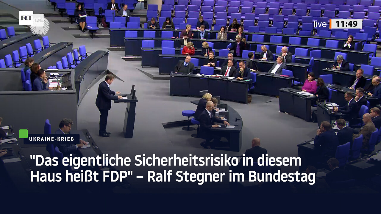 "Das eigentliche Sicherheitsrisiko in diesem Haus heißt FDP" – Ralf Stegner im Bundestag