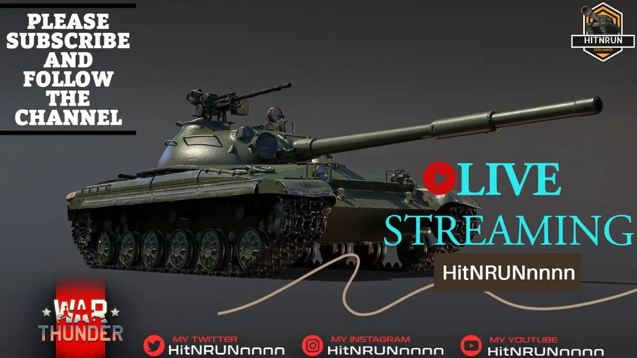 HitNRUNnnnn Live Stream Get Ready for War Thunder: Let the Games Begin!