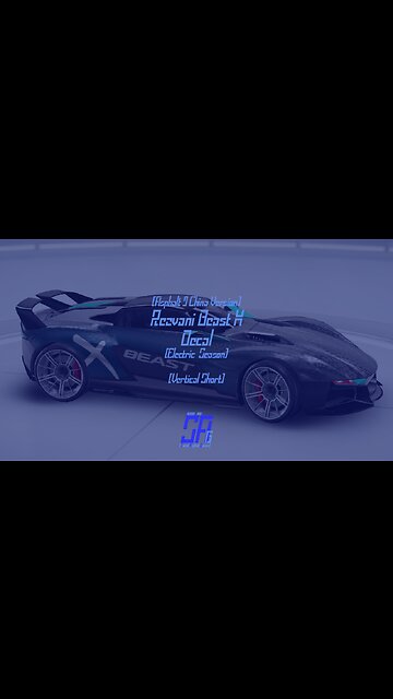 [Asphalt 9 China Version (A9C/C9/狂野飙车9)] Rezvani Beast X | Vehicle Decal | Electric Season (#Shorts)