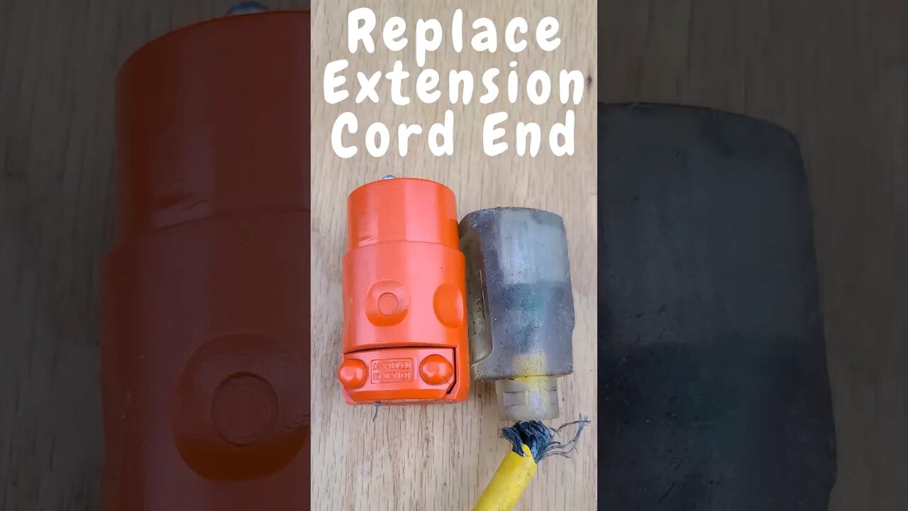 How to Replace a Bad Extension Cord Plug #Shorts