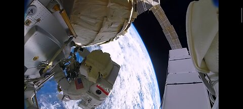 Astronauts accidentally lose a shield in space (GoPro 8K)