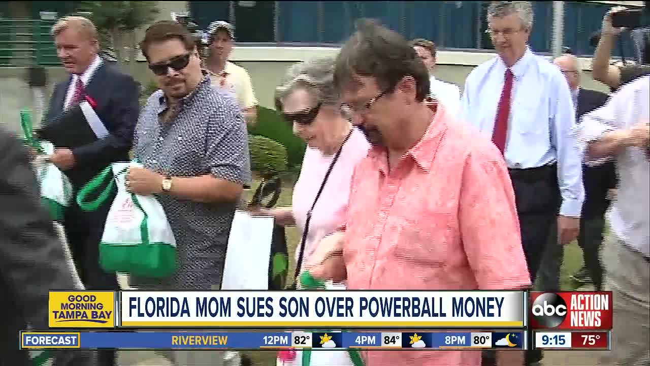 90-year-old Powerball winner sues son, says her money was invested poorly