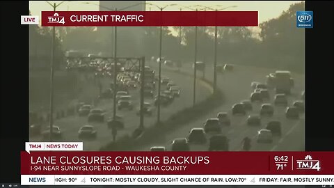 Milwaukee Police pursuit results in crash on I-94 at Mooreland Road