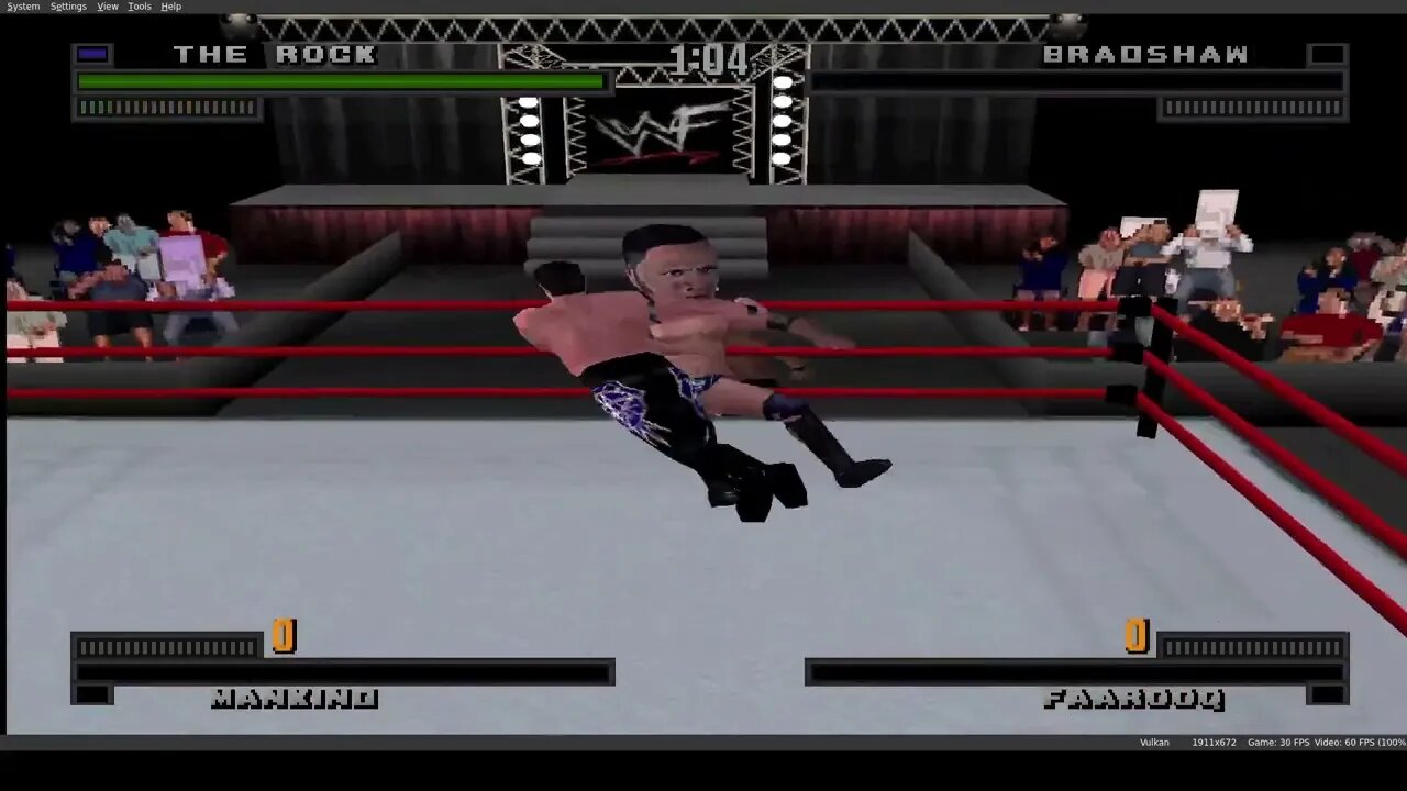 wwf attitude ps1: short match #10