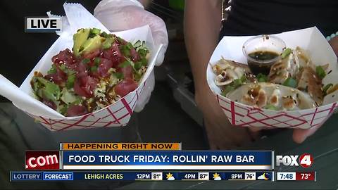 Rollin' Raw Bar food truck 7:45 AM