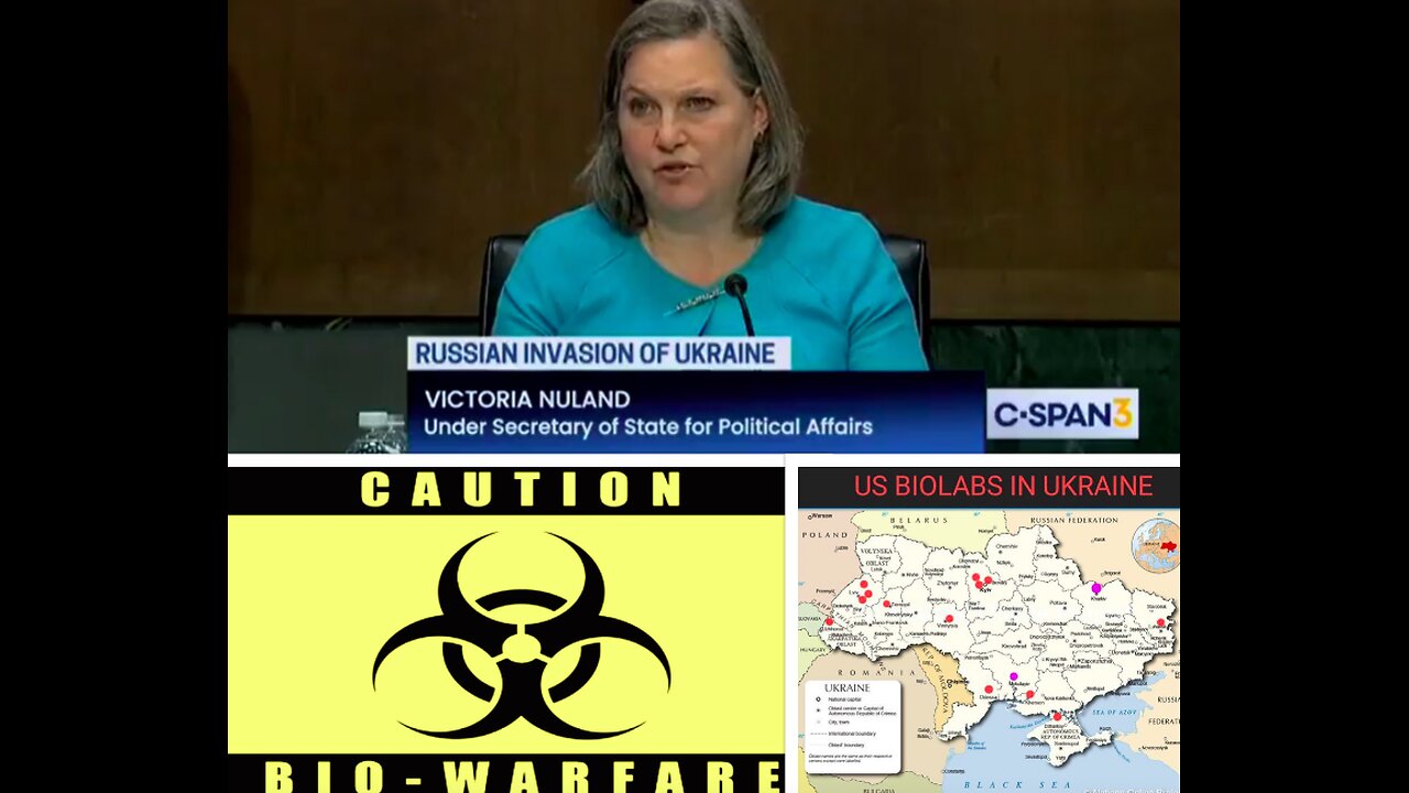 🇺🇸☣️ 🇺🇦 BIOWEAPON LABS IN UKRAINE 🇺🇦 - VICTORIA "FU%€K THE EU" NULAND BLAMES RUSSIA