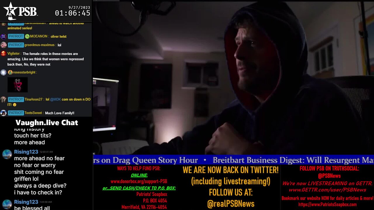 2023-09-27 01:00 EDT - PSB Tuesday LateNight Movie Time: with Pamphlet