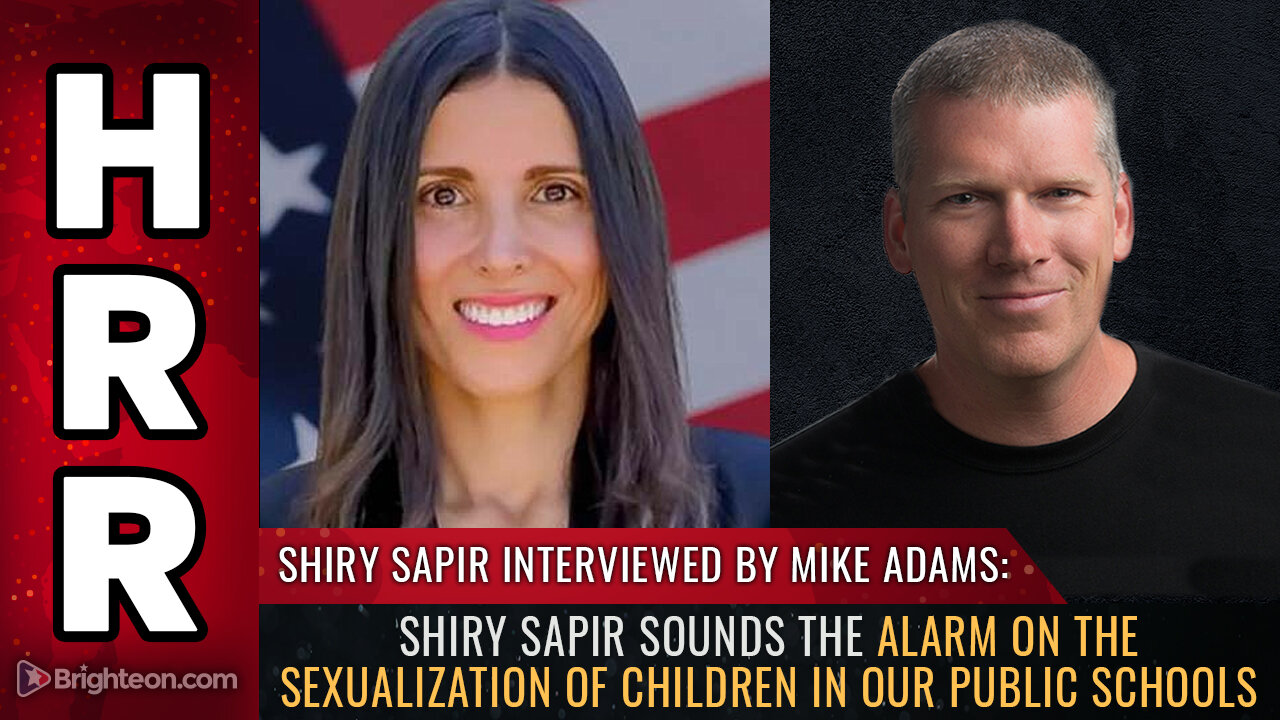 Shiry Sapir sounds the alarm on the SEXUALIZATION of CHILDREN in our public schools