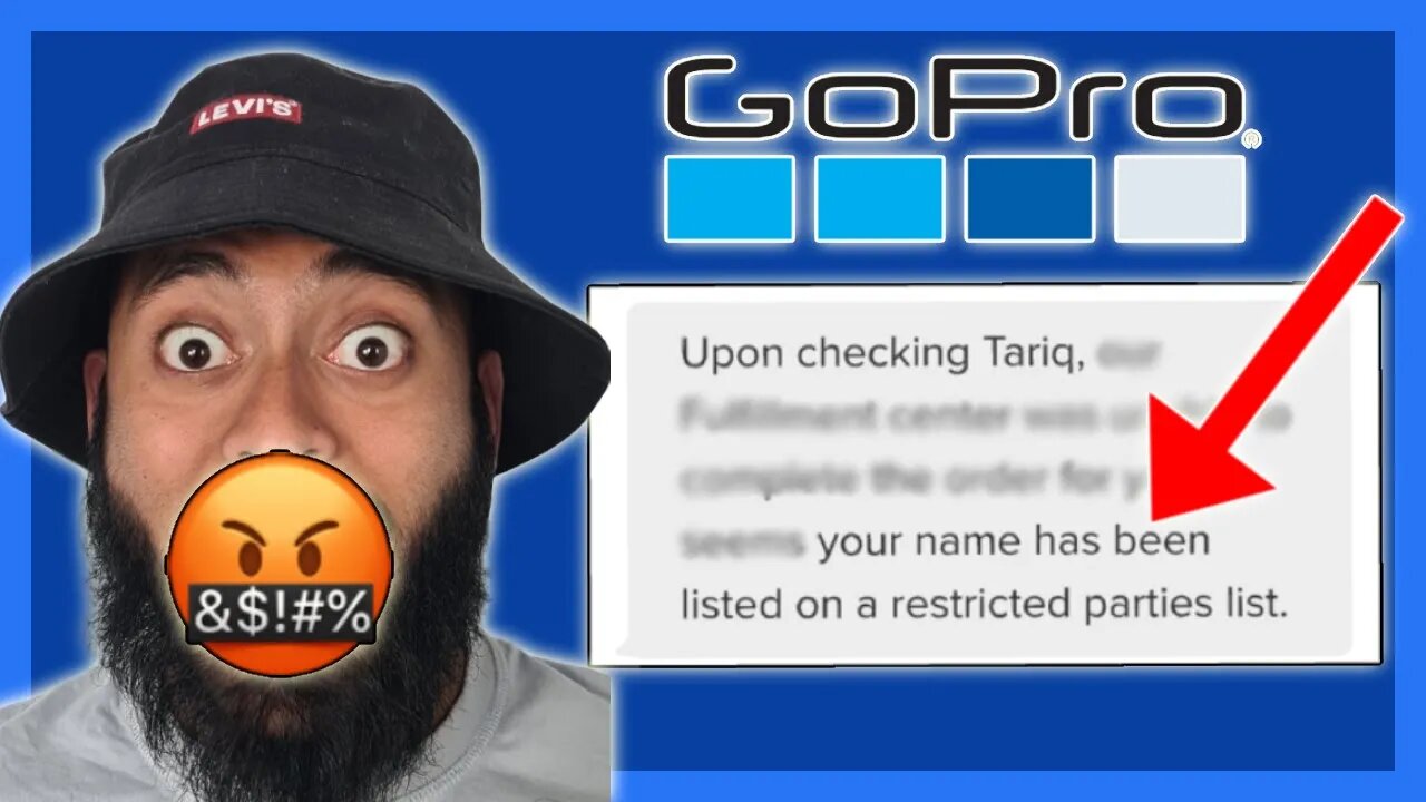 GOPRO BLOCKED ME BECAUSE OF MY NAME!! *SHOCKED*