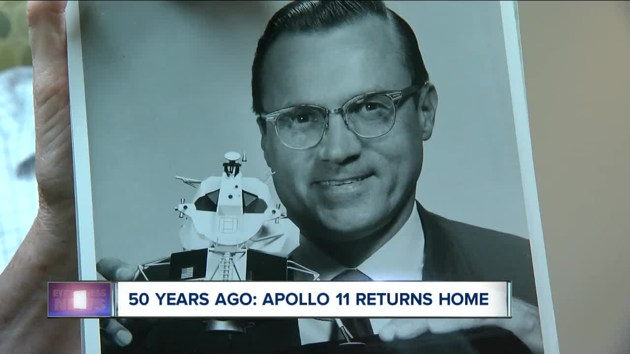 Remembering Apollo 11's return to earth 50 years ago.