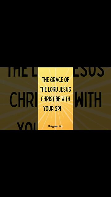 Philippians 4:23 #shorts